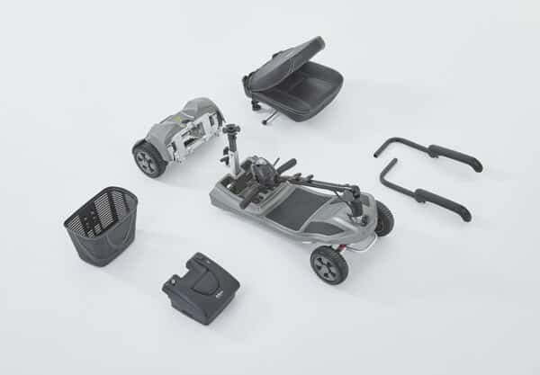 Motion Healthcare Alumina Mobility Scooter - Heaviest Part Under 10kg - Grey - Image 10
