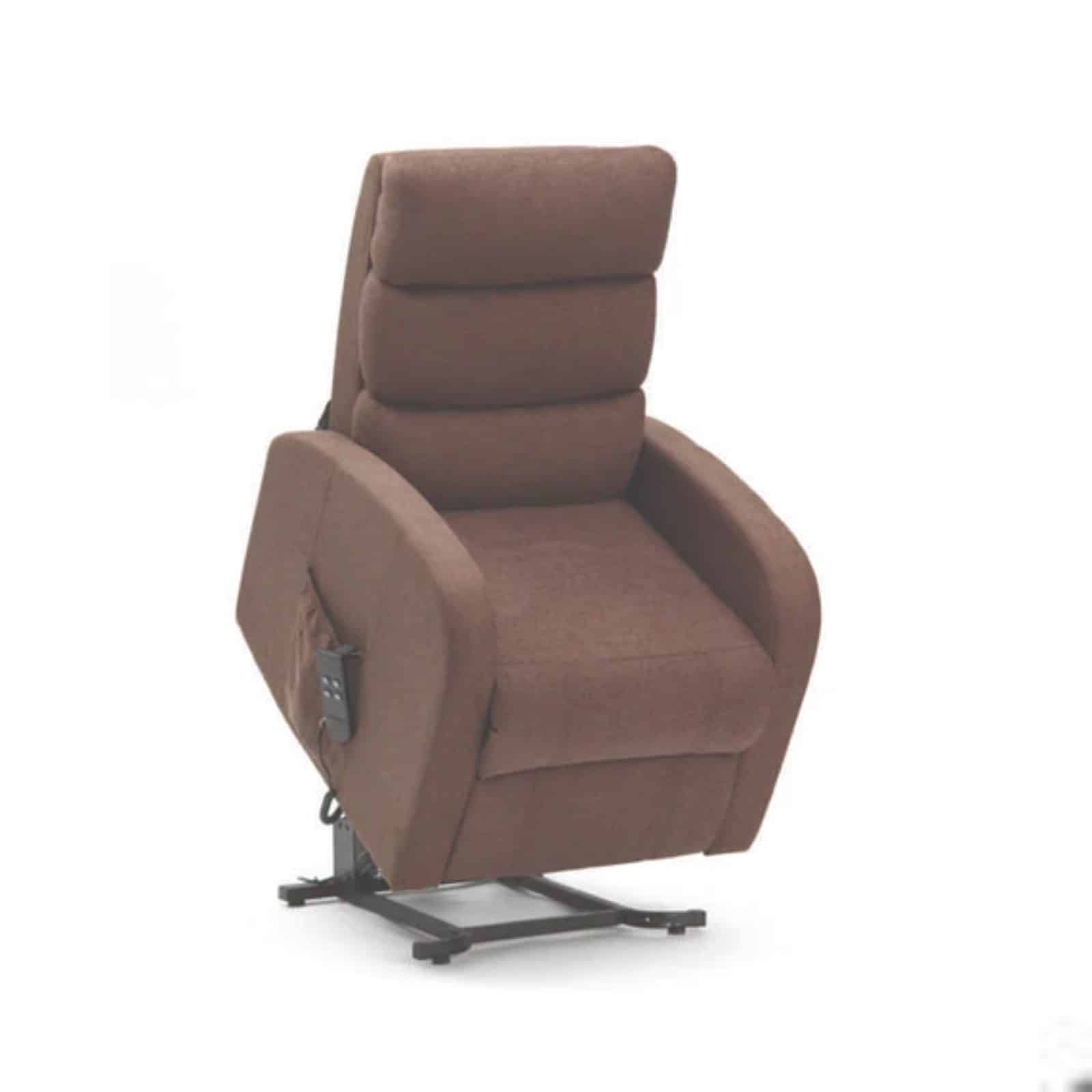 Simplelife Special 3 Tier Back Single Motor Riser Recliner in Brown