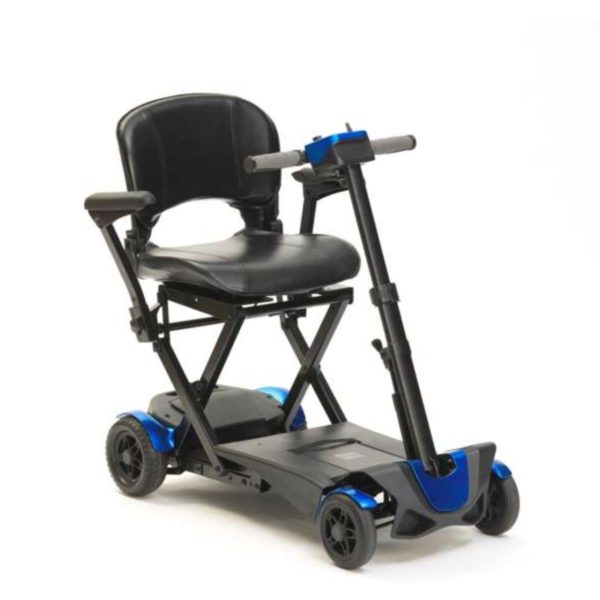 Folding Mobility Scooter Blue