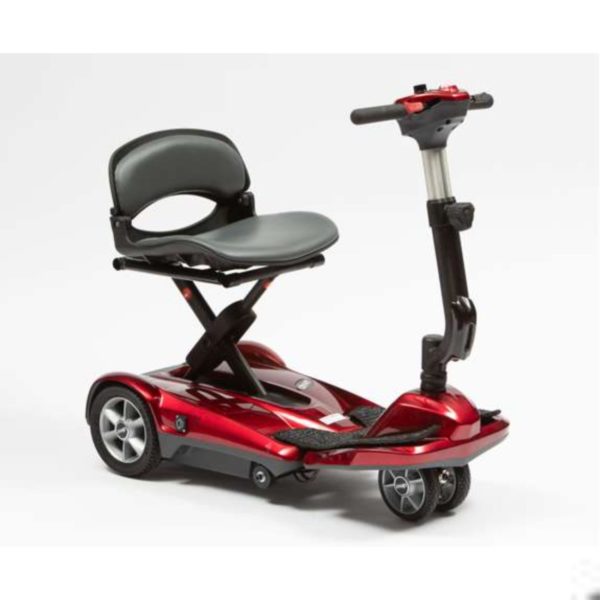 Folding Mobility Scooter Red