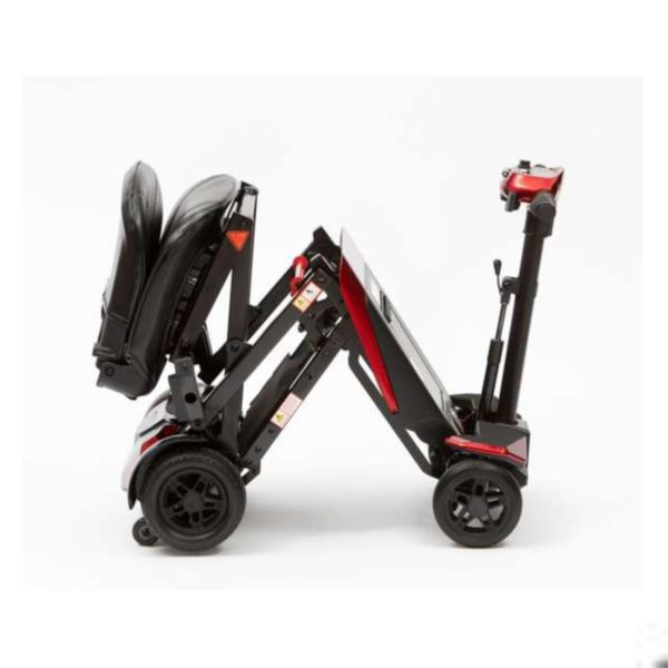 Folding Mobility Scooter Red