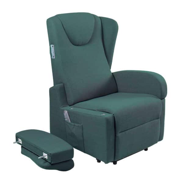 Z-Tec Milan K610-2R Dual Motor Rise and Recliner Green - Image 3