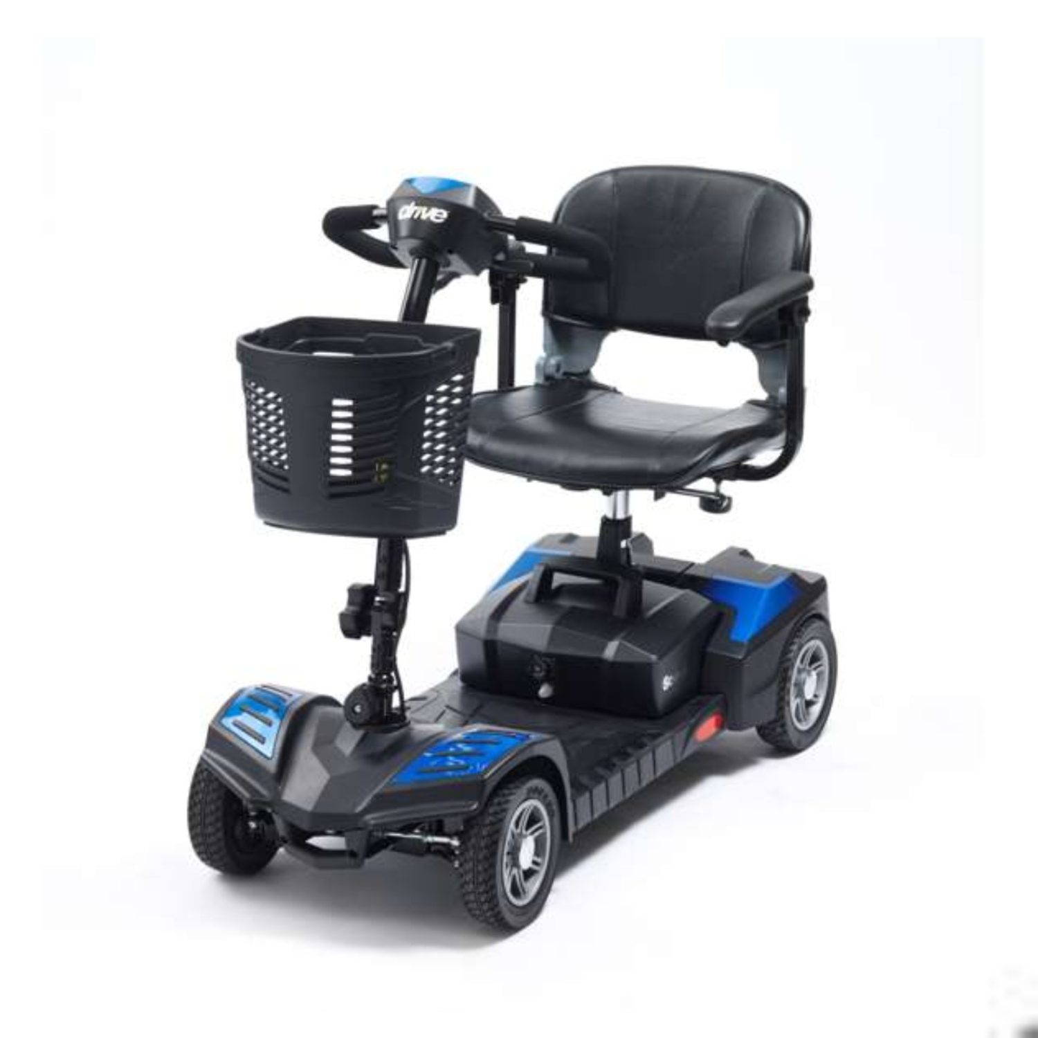 Folding Mobility Scooter Blue