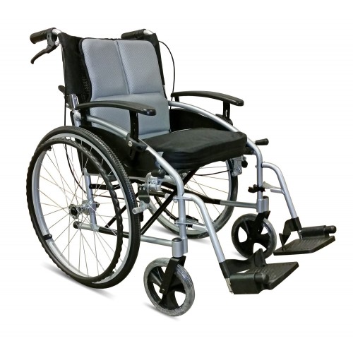 D-Lite X Folding Light Aluminium Self Propelled Wheelchair - 18inch-0